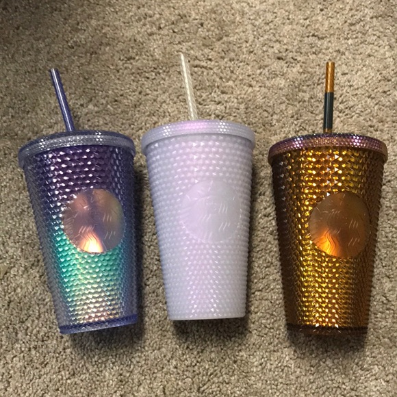 Starbucks studded tumbler set